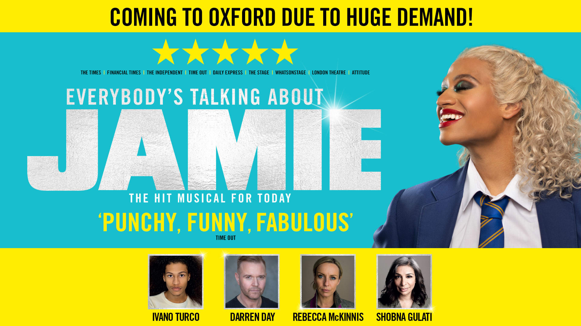 Everybody's Talking About Jamie Tickets New Theatre Oxford in Oxford
